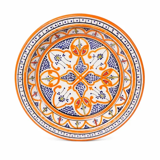 Handcrafted Orange Qasria 35cm