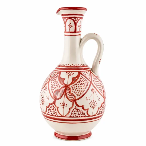 Alternative view of Red Ceramic Laban Set