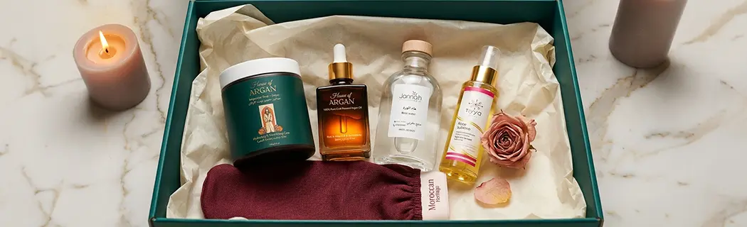 Hammam Edit box open with all 5 products