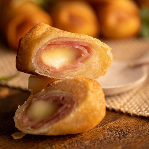 Mini BEEF COLD CUT AND CHEESE SPRING ROLLS
