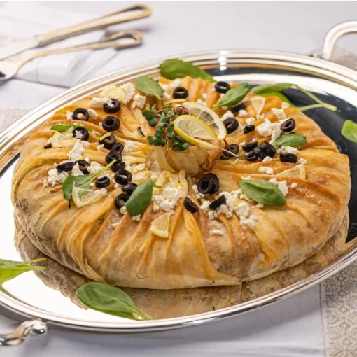 BEEF PASTILLA WITH FETA AND SPINACH (for 8 people )