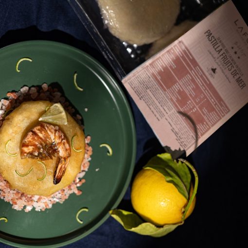 SEAFOOD AND SALMON PASTILLA