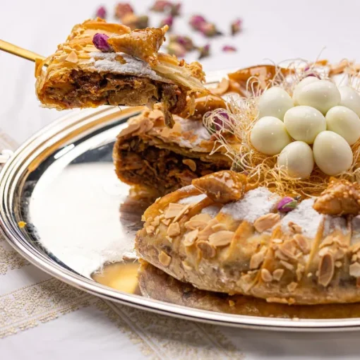 Alternative view of Farmer CHICKEN PASTILLA WITH ALMOND PRALINE ( for 8 people )