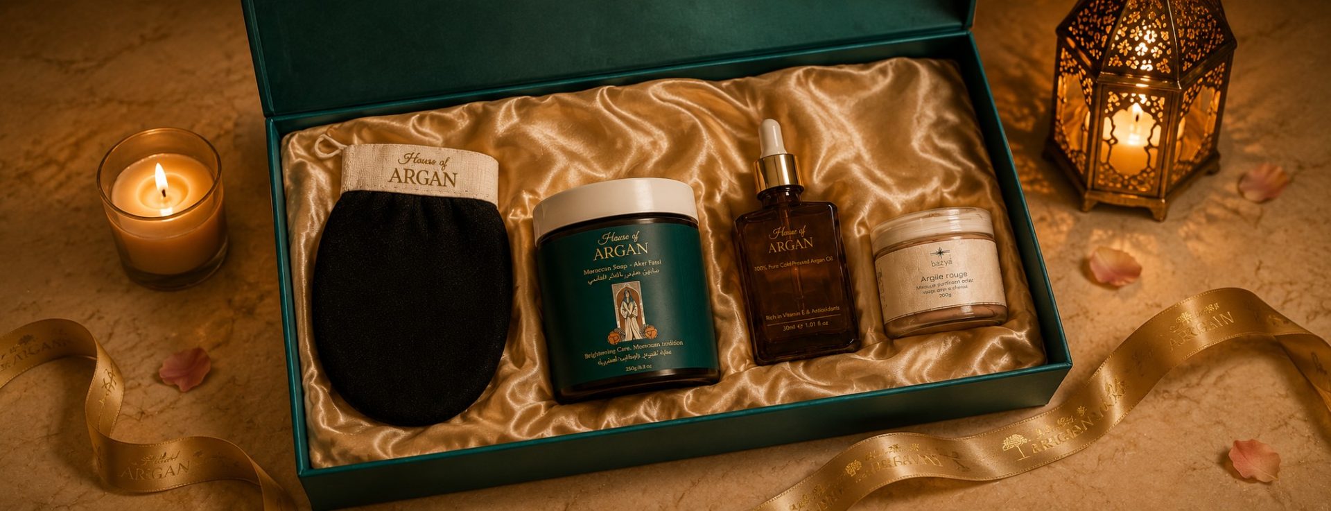 Hammam Edit box open with all 5 products